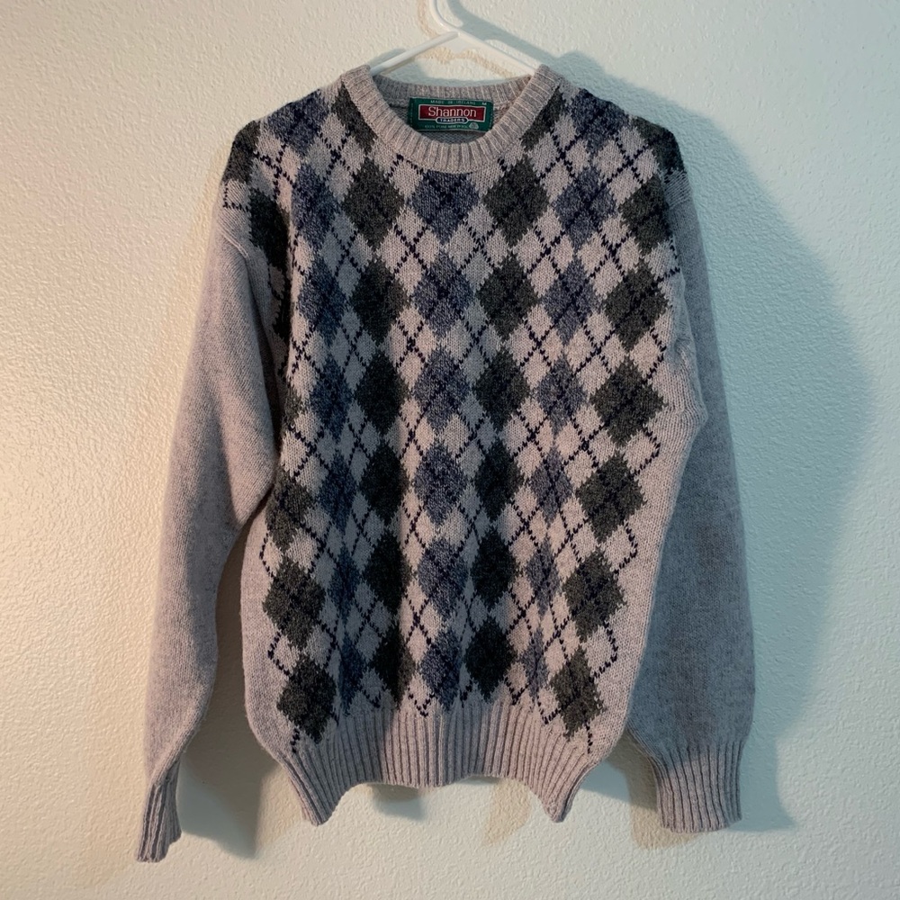 Vintage Wool Sweater Made in Ireland